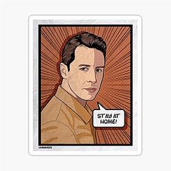 Josh Dallas - Stay Home Sticker