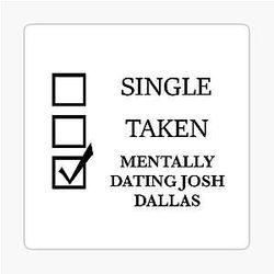 Mentally Dating Josh Sticker