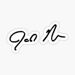 Josh Dallas Autograph Sticker