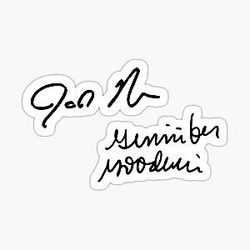 Josh Dallas & Ginnifer Goodwin Autograph Sticker