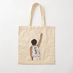 Josh Giddey 3 Point Celebration Cotton Tote Bag