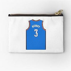 Josh Giddey Jersey Blue Zipper Pouch