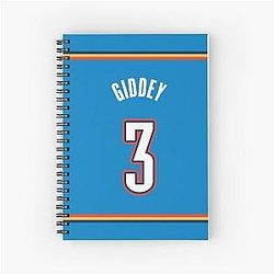 Josh Giddey - OKC Spiral Notebook