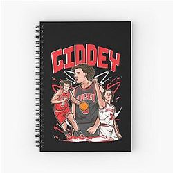 Josh Giddey Spiral Notebook