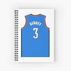 Josh Giddey Blue Notebook