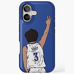 Josh Giddey 3 Point Celebration iPhone Tough Case