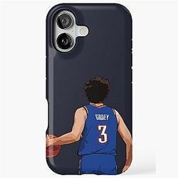 Josh Giddey iPhone Vector Back Case Blue Tough