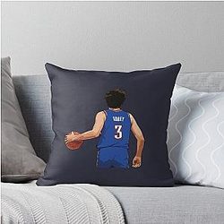 Josh Giddey Blue Throw Pillow