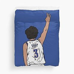 Josh Giddey 3 Point Celebration Duvet Cover
