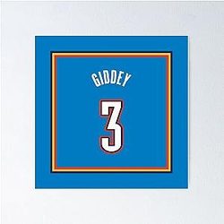 Josh Giddey OKC Poster