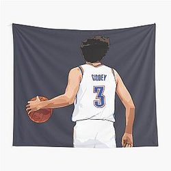 Josh Giddey White Tapestry