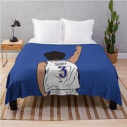 Josh Giddey 3 Point Celebration Throw Blanket