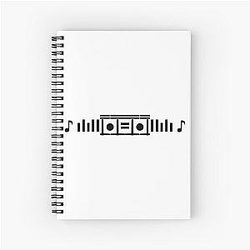 JPEGMAFIA stereo Spiral Notebook