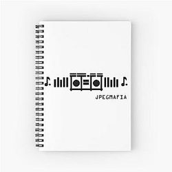 jpegmafia tattoo design Spiral Notebook