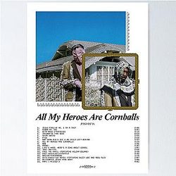 JPEGMAFIA All My Heroes Are Cornballs (With Tracklist) Poster
