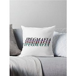 JPEGMAFIA Wordmark Throw Pillow