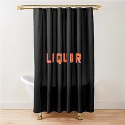 Jpegmafia Offline Liquor Aesthetic Hip Hop Rap Black Shower Curtain