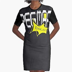 Official Jpegmafia Merch Jpegmafia Bald Peggy. Graphic T-Shirt Dress