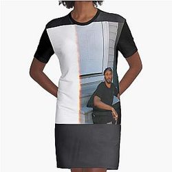 JPEGMAFIA Veteran Album Cover Graphic T-Shirt Dress