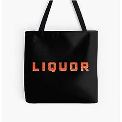 Jpegmafia Offline Liquor Aesthetic Hip Hop Rap Black All Over Print Tote Bag