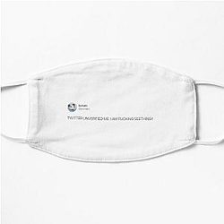Jschlatt Face Masks - Jschlatt  Tweet Flat Mask