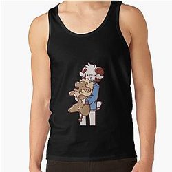 Jschlatt Tank Tops - Jschlatt  Merch Lion Tank Top