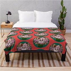Jschlatt Blankets - Christmas Jschlatt  Throw Blanket