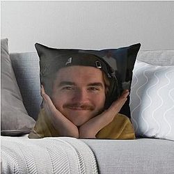 Jschlatt Pillow Cover - Jschlatt  Big Guy Throw Pillow Cover