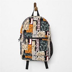 Jschlatt Backpacks - Jschlatt  Hand Drawn Portrait Collage Backpack