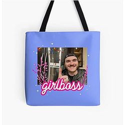 Jschlatt Bags - Jschlatt  Girlboss All Over Print Tote Bag