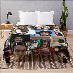 Jschlatt Blankets - Funny Emotion Moments Throw Blanket