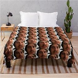 Jschlatt Blankets - Funny Emotion Face Printed Throw Blanket