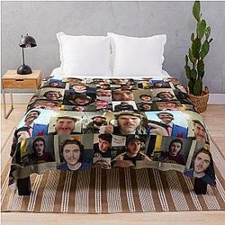 Jschlatt Blankets - Funny Moments Printed Throw Blanket