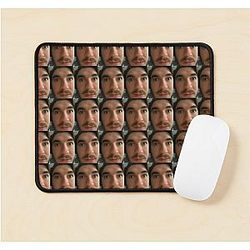 Jschlatt Mouse Pads - Jschlatt Silly Face Mouse Pad