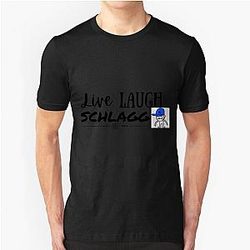 jschlattshop Tshirt - Live Laugh Schlagg Fashion Vintage Tshirt