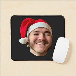 Jschlatt Mouse Pads - Jschlatt Noel Printed Graphic Mouse Pad