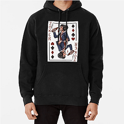 Jschlatt Hoodies – Jschlatt Joker Card Pullover Hoodie