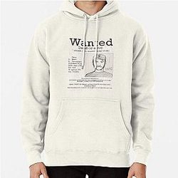 Jschlatt Hoodies - Jschlatt  Fake Wanted Poster Pullover Hoodie