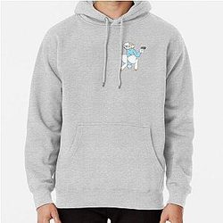 Jschlatt Hoodies - Jschlatt  With A Gun Pullover Hoodie