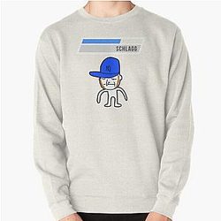 Jschlatt Sweatshirts - Jschlatt  Schlagg Design Pullover Sweatshirt