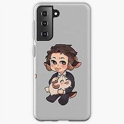 Jschlatt Cases - Jschlatt  Tongue Out Samsung Galaxy Soft Case