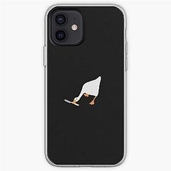 Jschlatt Cases - Jschlatt  Untitled Goose w/ Knife iPhone Soft Case