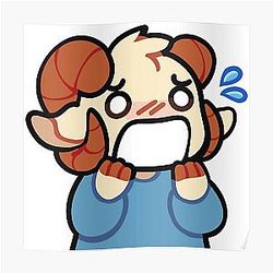 Jschlatt Posters - Jschlatt  "Schlatt AAA" Twitch Emote Poster