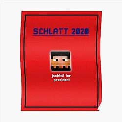Jschlatt Posters - l’manberg election 2020 Schlatt   Poster