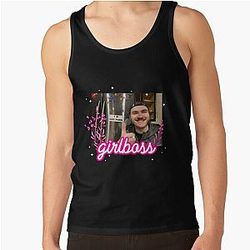 Jschlatt Tank Tops - Jschlatt  Girlboss  Tank Top