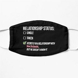 Jschlatt Face Masks - Relationship with Jschlatt  Flat Mask