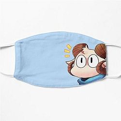 Jschlatt Face Masks - Jschlatt  pfp Flat Mask
