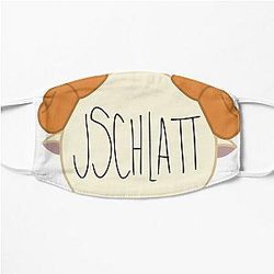 Jschlatt Face Masks - Jschlatt  Sheep Hood Flat Mask