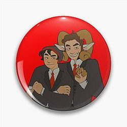 Jschlatt Pins - Jschlatt  and Quackity  Pin