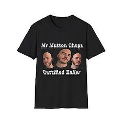 Jschlatt T-Shirts – Jschlatt Mr Mutton Chops Classic T-Shirt